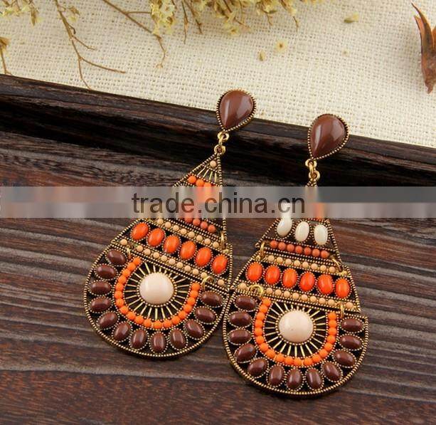 custom printed necklace earring cards hook wholesale Vintage and fantacy magnet arete Para Novia esposa mujer