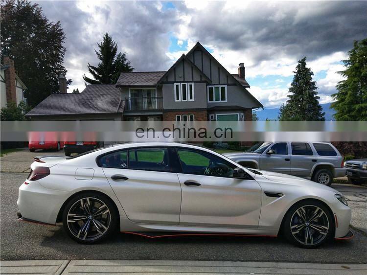 Super pefect CQCV style carbon fiber body kit for BMW M6 carbon fiber front lip rear lip side skirts and wing spoiler