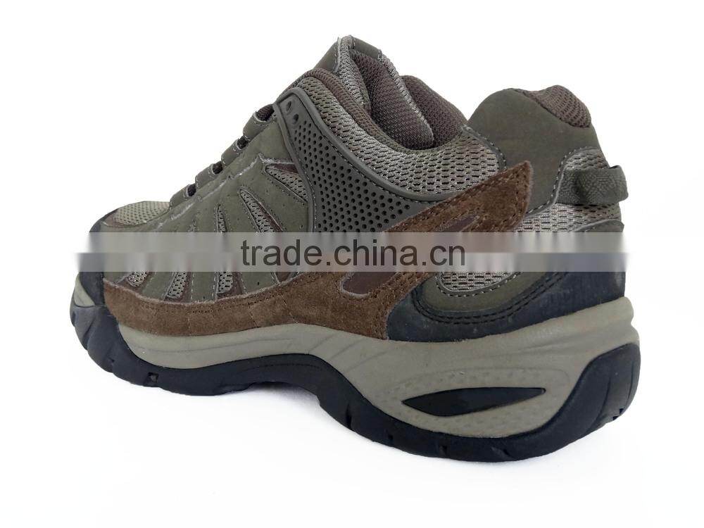 Durable low cut mens waterproof hiking shoes