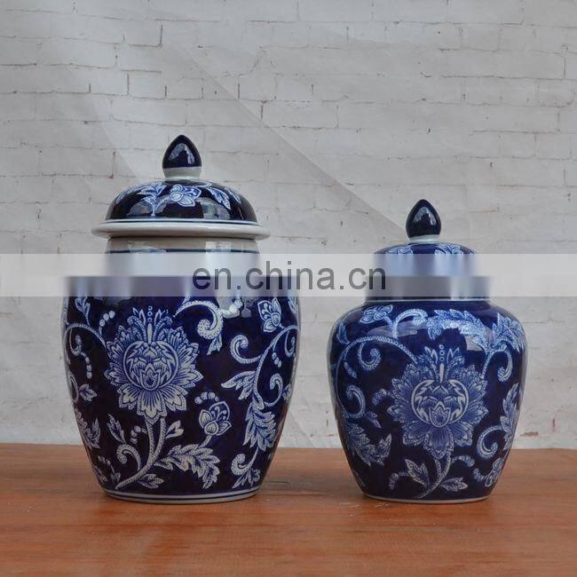 Good quality jingdezhen ceramic storage jar for mum storage use
