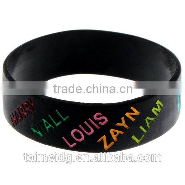 Top quality big size silicone wristband
