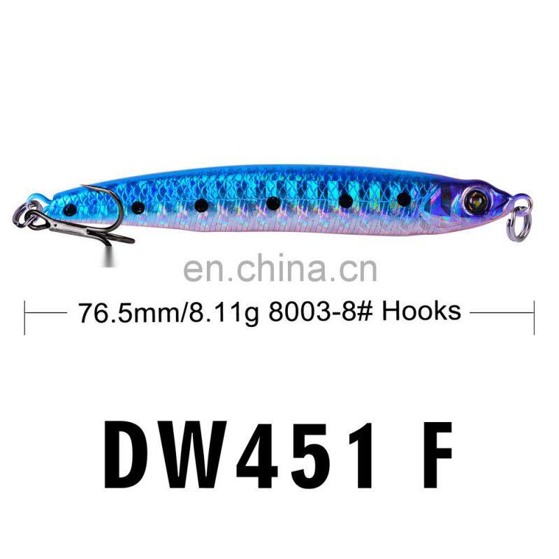 76.5mm fishing pencil VIB bionic lure 8.11g lure poppa sinking pencil fishing tuna popper lure