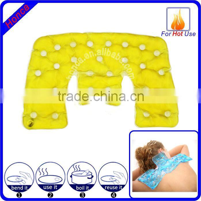 Reusable gel massage heating pads