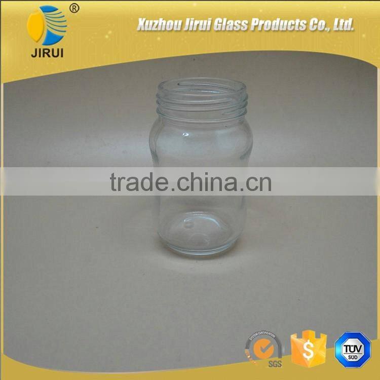 190ml Round Shape Clear Glass Food Jar
