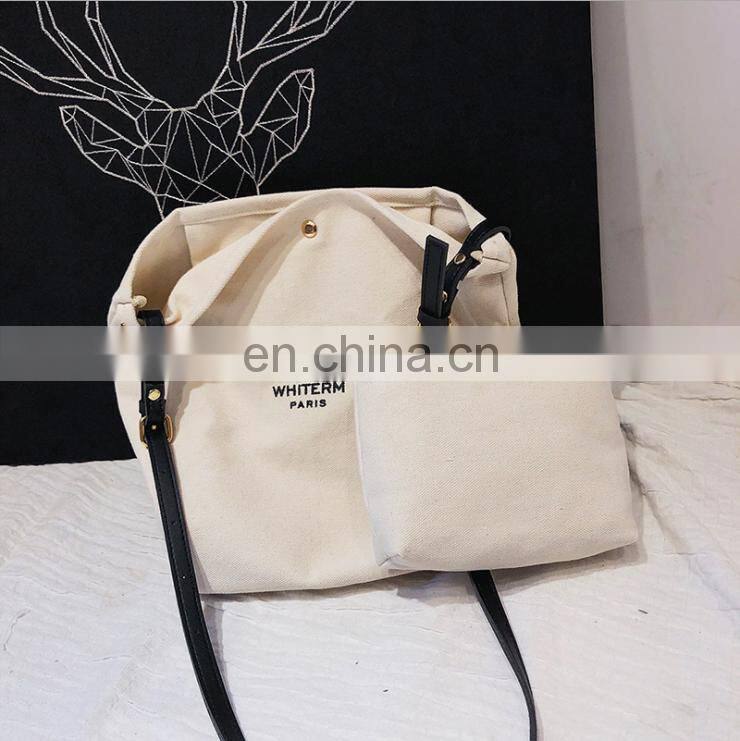 Extra Heavy Large Small Size Personalized Custom Logo Canvas Tote Cotton Canvas Blank Shopping Bag For Grocery