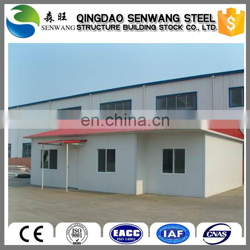 Prefabricated customized design building sandwich panel steel frame prefab houses