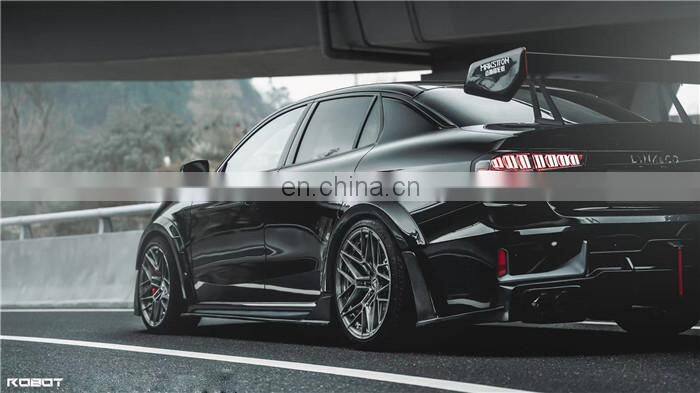 Runde For Lynk & Co 03 Upgrade Robot Style Newest Body Kit Front Lip Rear Diffuser Spoiler Side Skirts Wide Wheel Eyebrows