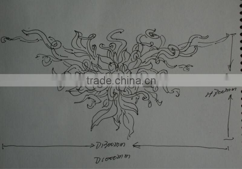 Sumptuous Spiral Funnel Hall Chandelier