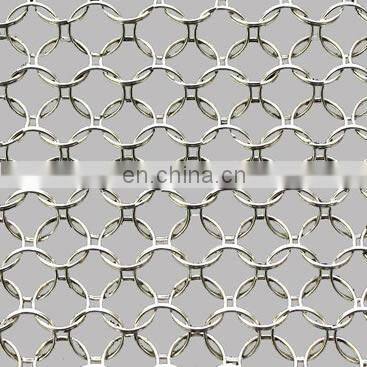 Stainless Steel Decorative Metal Chain Braid Ring Mesh