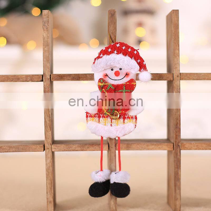 2022 Happy New Year Christmas Ornaments 2022 Xmas Gift Santa Claus Snowman Tree Pendant Doll Hang Decorations for Home