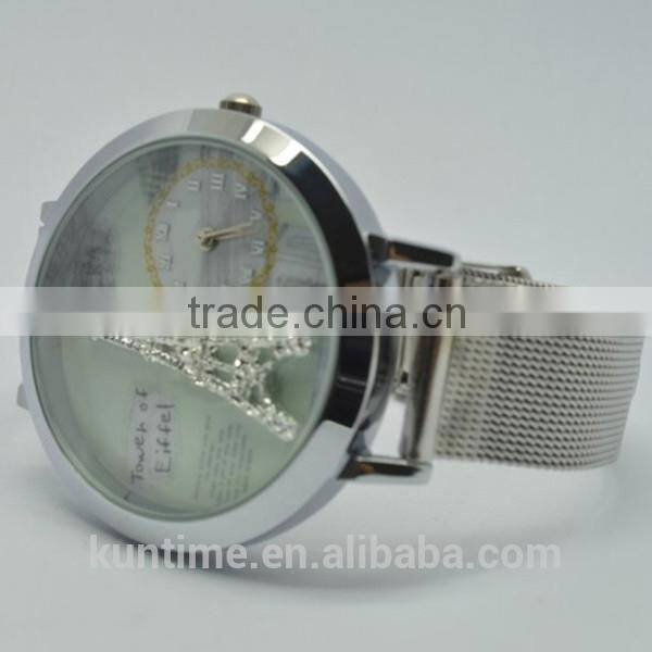 Beautiful Bracelet Style Lady's Crystal Quartz Wrist Watch