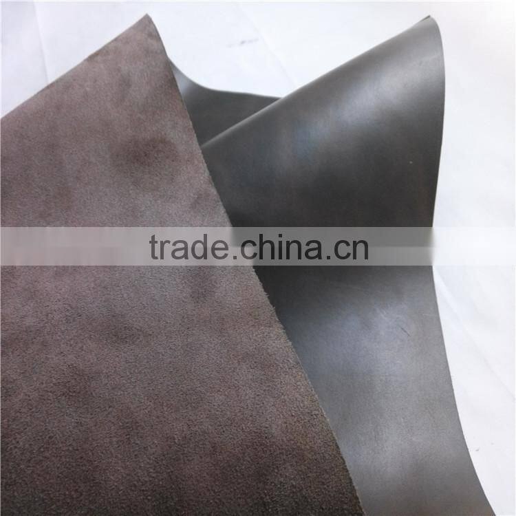 Cow pull up genuine china leather