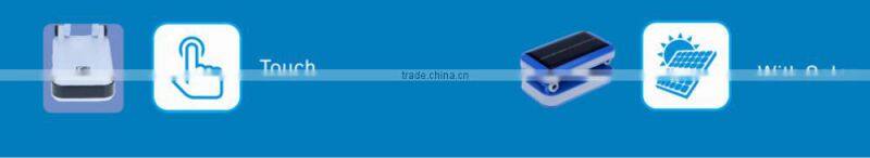 2.5W foldable LED solar dimmable desk lamp with battery