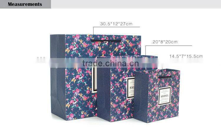 denim blue gift gorgeous paper gift bag