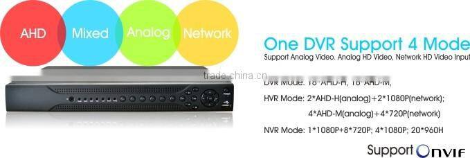 h 264 standalone Digital Video Recorder 16ch AHD 1080P DVR for CCTV camera