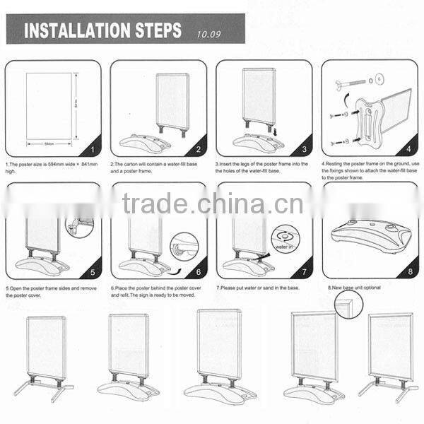 Double Sided PVC Panel Picture Frame