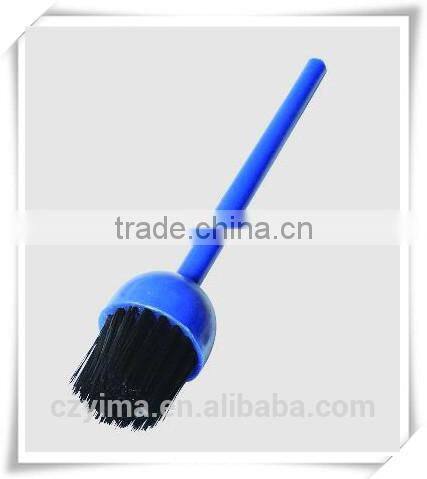 Boot&shoe brush with plastic frame in black