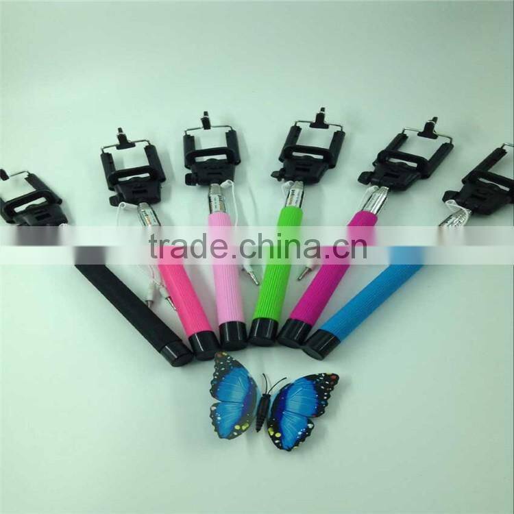 Good quality best selling bluetooth selfie stick 2016colorful wholesale selfie stick China supplier