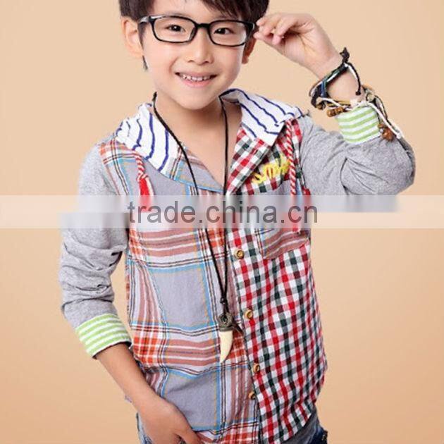 2014 Boys Spring Tshirt With Flower Printing Style