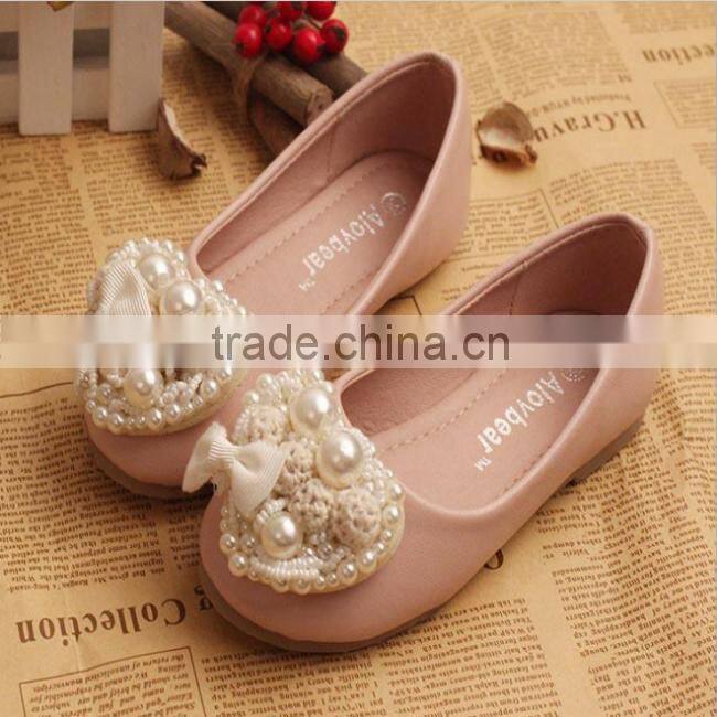 2015 Wholesale Baby Girl Princess Shoes Top Quality Girls Princess Shoes With Pear