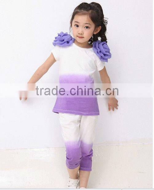 Summer Baby Leisure Clothes Sets, Beautiful Children Sets For Girls
