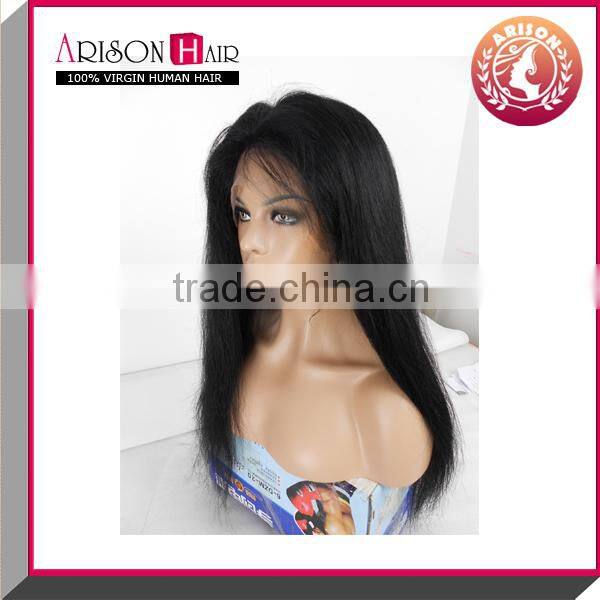 silk top full lace wig for black man