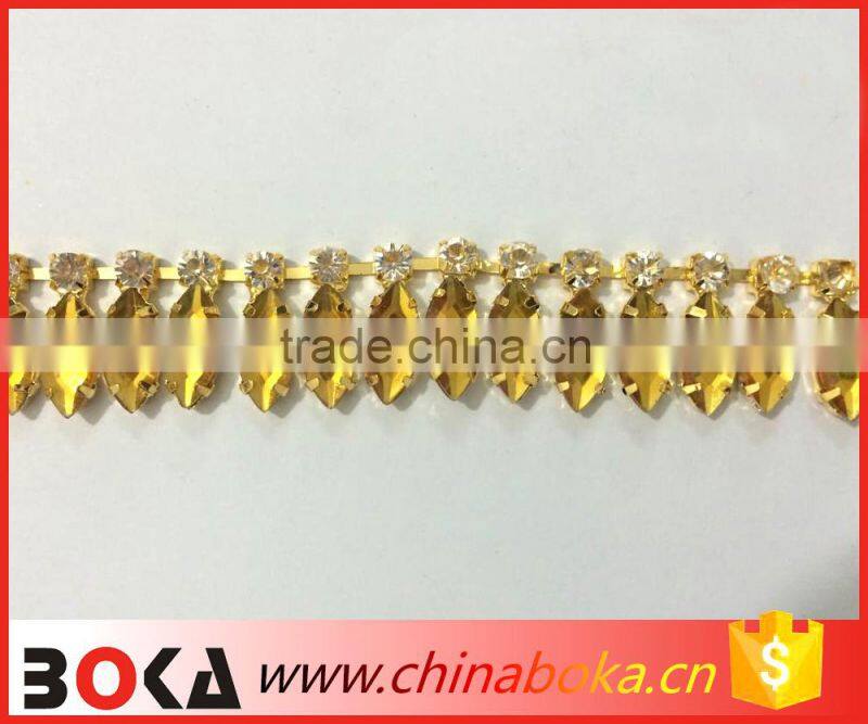 rhinestone chain trim