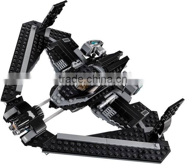 Decool 7118 518Pcs superheroes Battle of the upper air Batman vs Superman Building Bricks Toys
