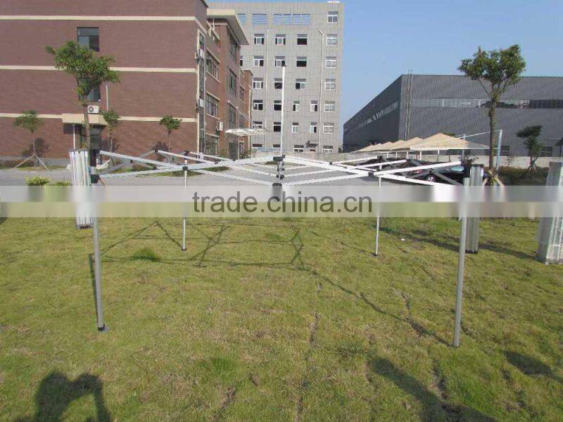 10x10 outdoor aluminum frame folding tent, hex tube pop up gazebo tent 3x3