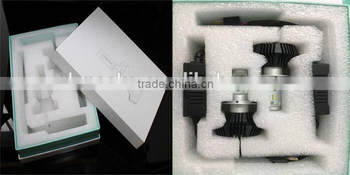 All in one design auto g7 led headlight 30w 12V Voltage 4000lm fanless led headlamp for universal cars