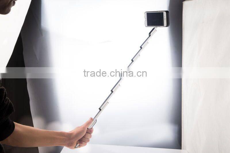 Selfie Stick Case Cover Build in Bluetooth Remote Shutter for iphone 6 6 plus