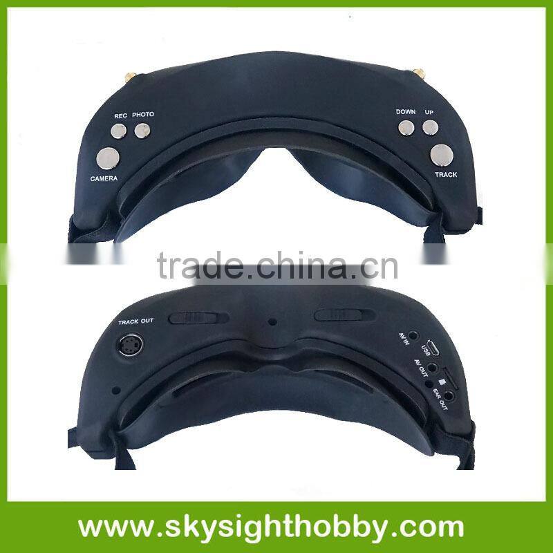 2015 New fpv goggles Skyzone 5.8Ghz 32CH 3D fpv goggles with head tracing/DVR