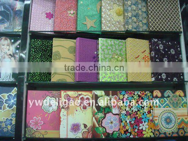 Paris Triumphal Arch Printed Art Paper Wrapping O Ring Binder Desktop File Folder for Office Stationery Cardboard A4 or FC Size