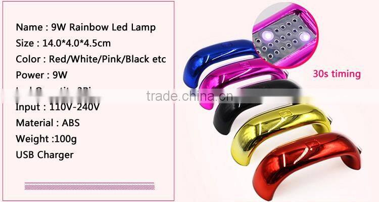 hot selling mini 9w nail led lamp