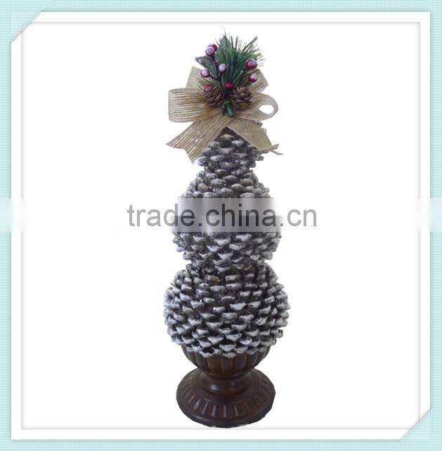 white decorative polyresin christmas tree