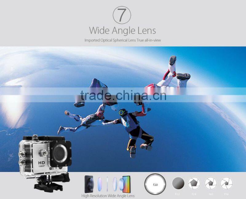 Micro TF Card 1080P action cam Novatek 96650 sports cameras/sport cam