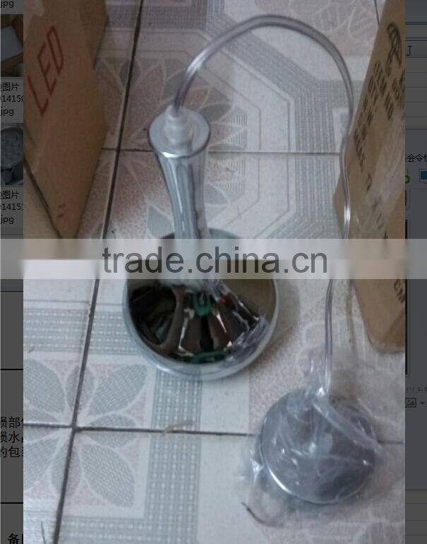 2016 New 9W 12W Plated Silver LED Pendant Light Color Vase Dining Room Creative LED Droplights