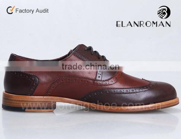 High quality leather shoes men brogues shoes men leather dress shoes