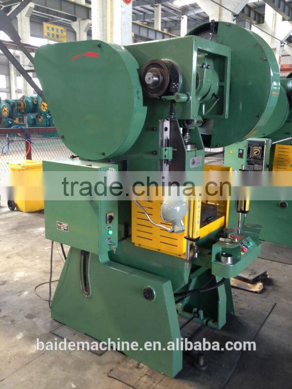 J23-60T80T hole stamping press machine for aluminum profilestainless steeliron with high speed