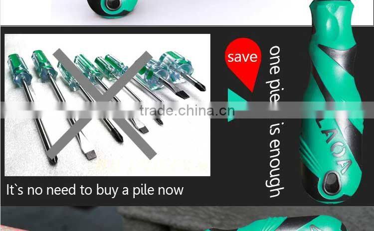 LAOA S2 material 8 in 1 multifunction double use magnetic screwdriver