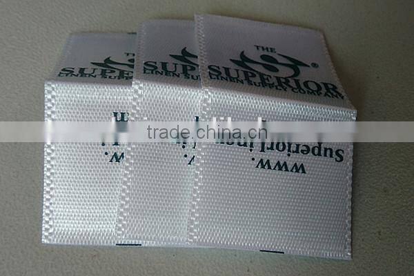 good quality custom polyester printed label for t-shirt