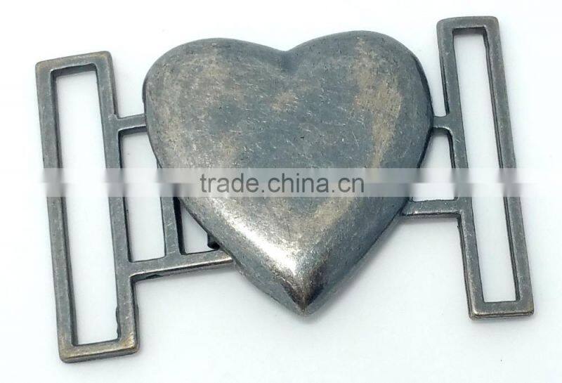 3d metal cheap two joint belt buckle