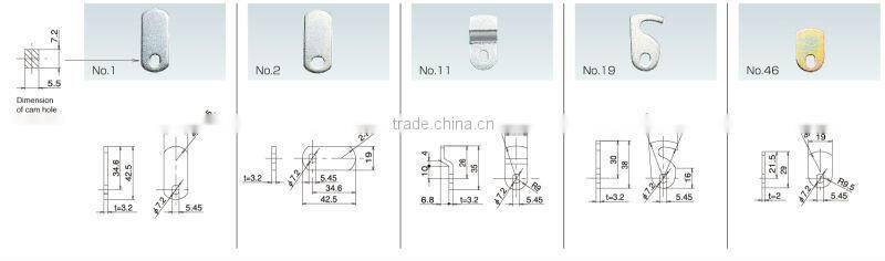 Anti-drill breaking industrial lock, Standard lock in Japan