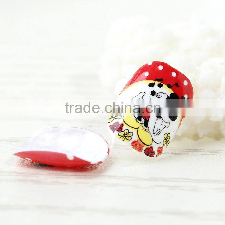 MSDS Certification and Plastic,ABS Material Full cover French Fake Nails