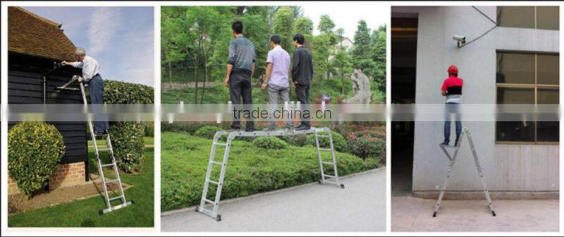Industrail or domestic aluminium retractable aluminium rust-proof ladder ladder AY-403 with en131