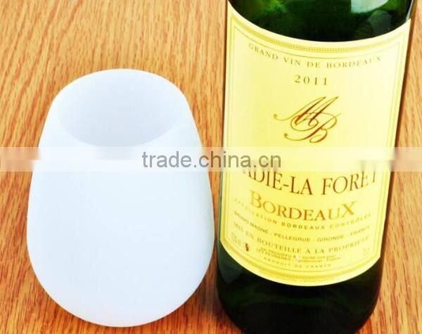 Translucent silicone rubber glass in wedding ceremony