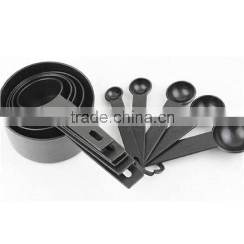 8-Piece Clear Plastic Wholesale Individual Endurance Stackable Magnetic Colorful Measuring Cup And Spoon Set