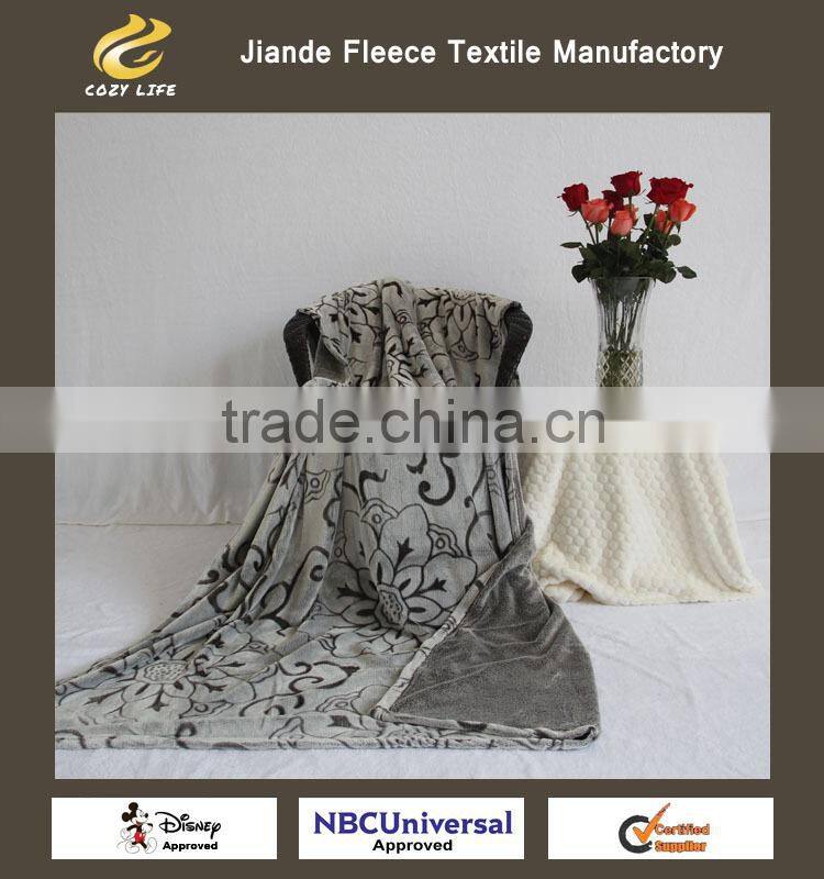 Super Soft Velvet Throw polyester flannel Fleece blankets All Sizes with cutting pattern Plush Luxury flannel blanket