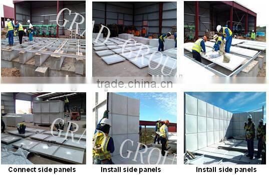 GRP fiberglass storage tanks