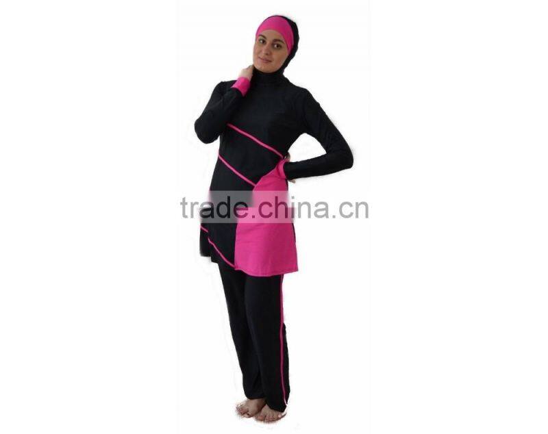 arabic women muslim islamic modest full cover swimsuit abaya